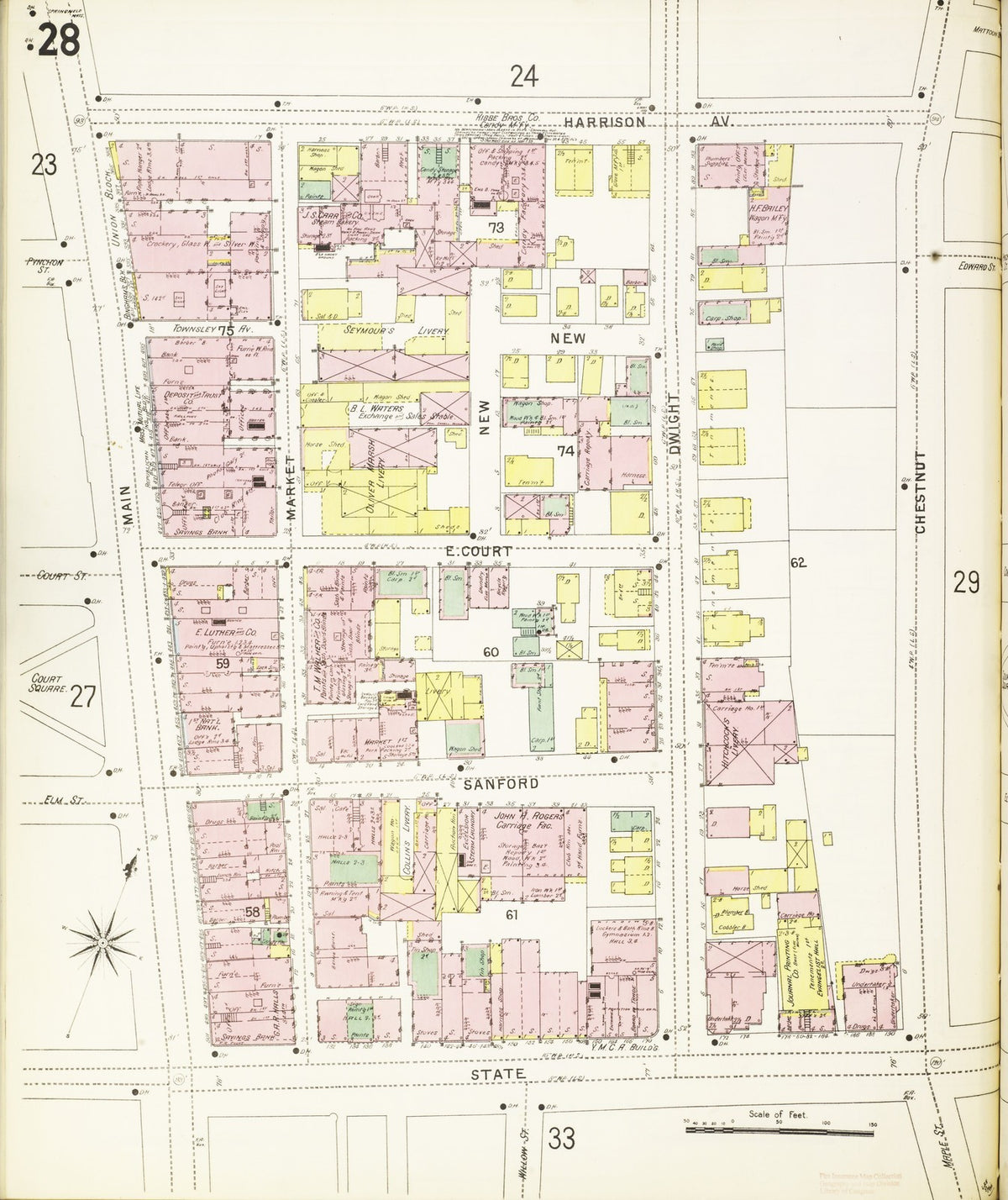 1896 Fire Insurance Maps and Atlas of Springfield, Massachusetts