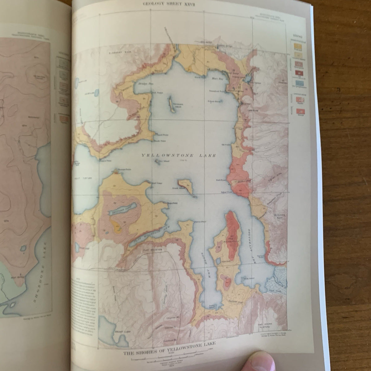 1904 Atlas to The Geology Of The Yellowstone National Park
