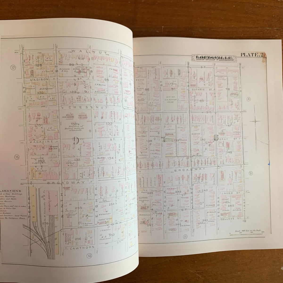 1884 Atlas of the City of Louisville, Kentucky