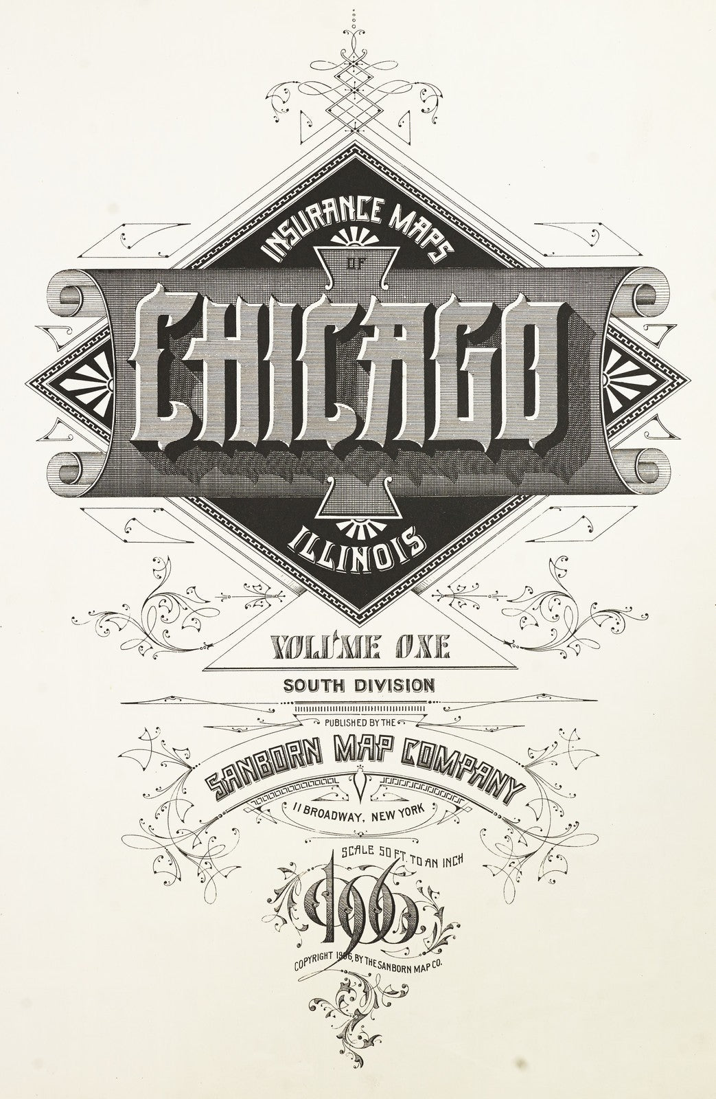1906 Fire Insurance Maps and Atlas of Chicago, Illinois, Volume 1