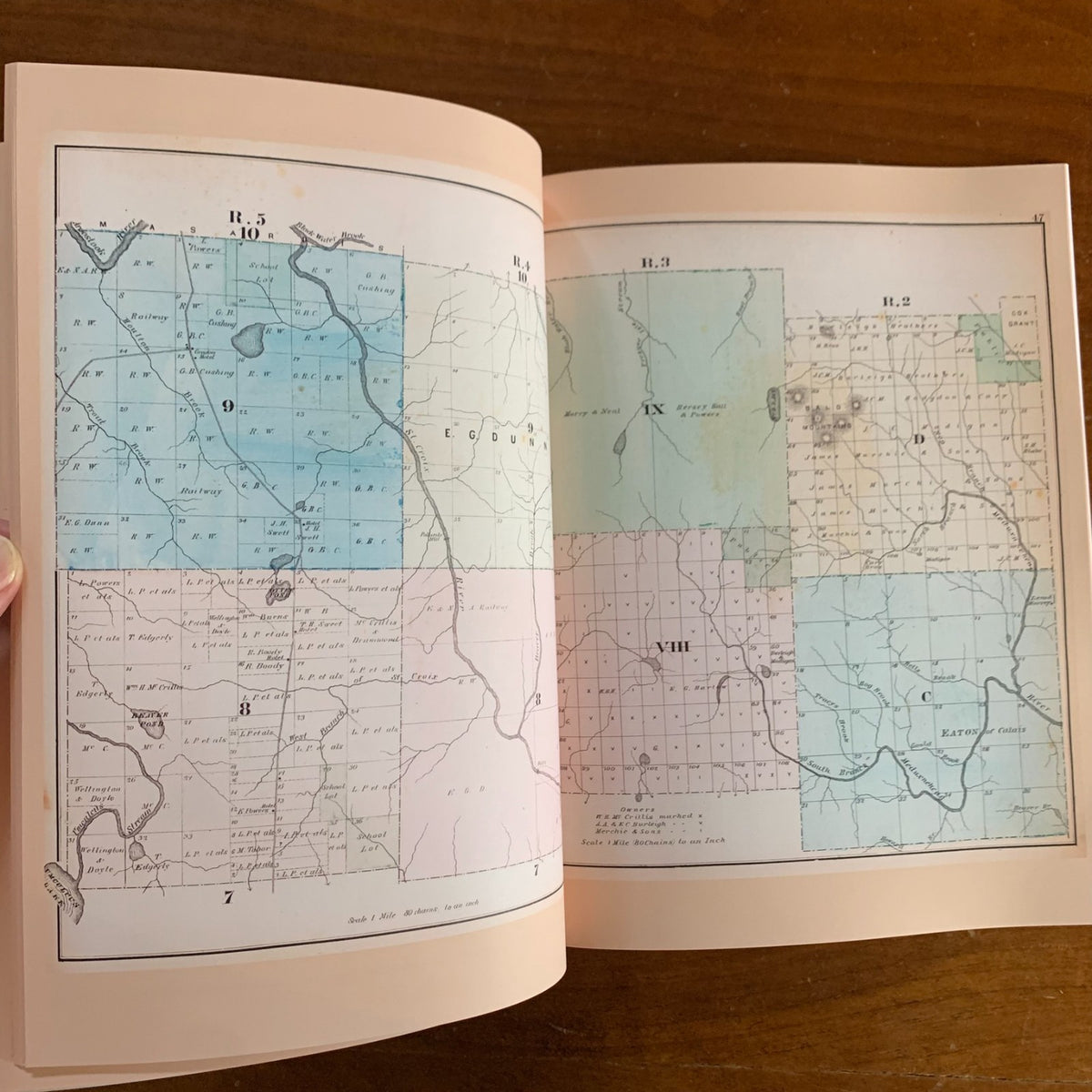 1877 Atlas Of Aroostook County Maine