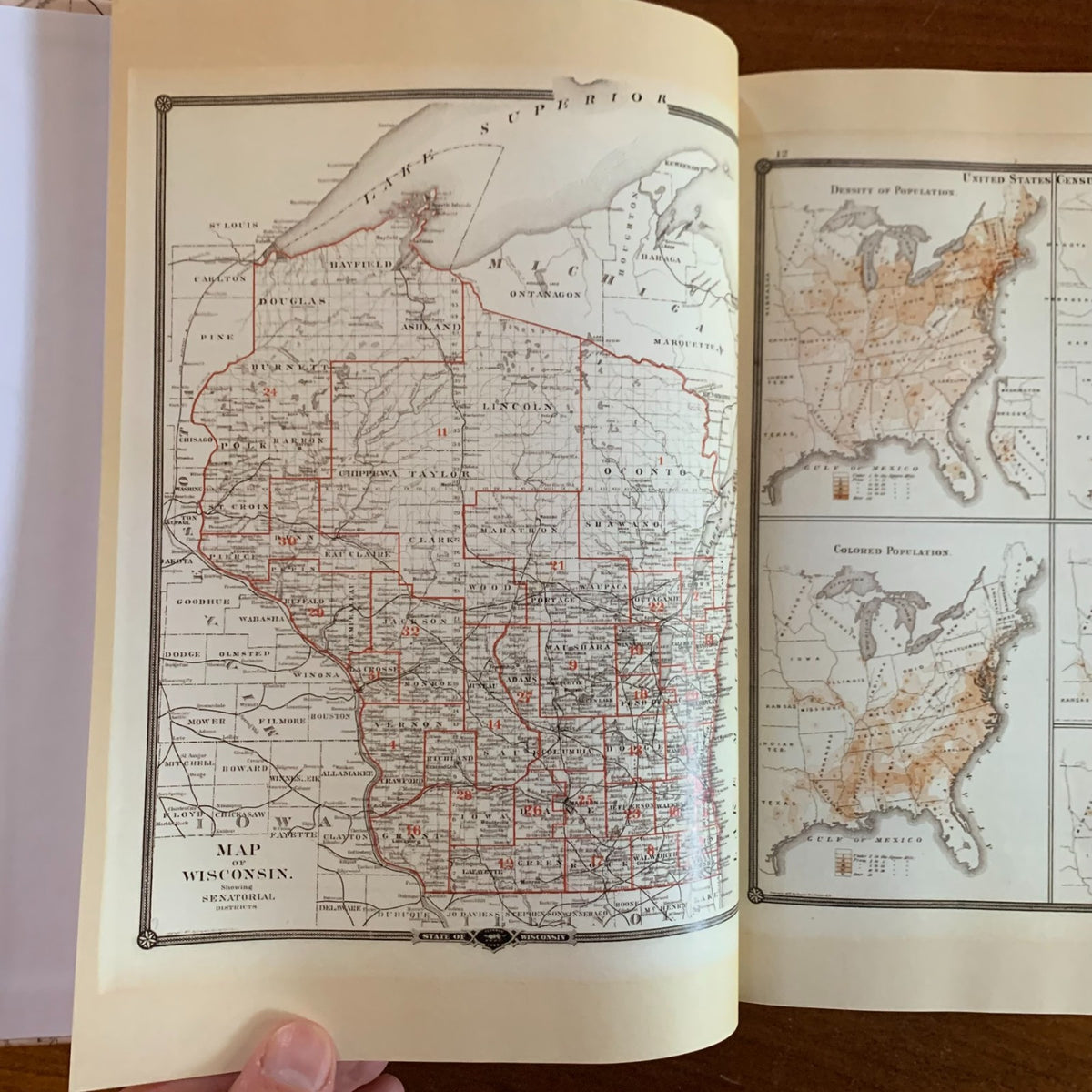 1878 Historical Atlas of Wisconsin