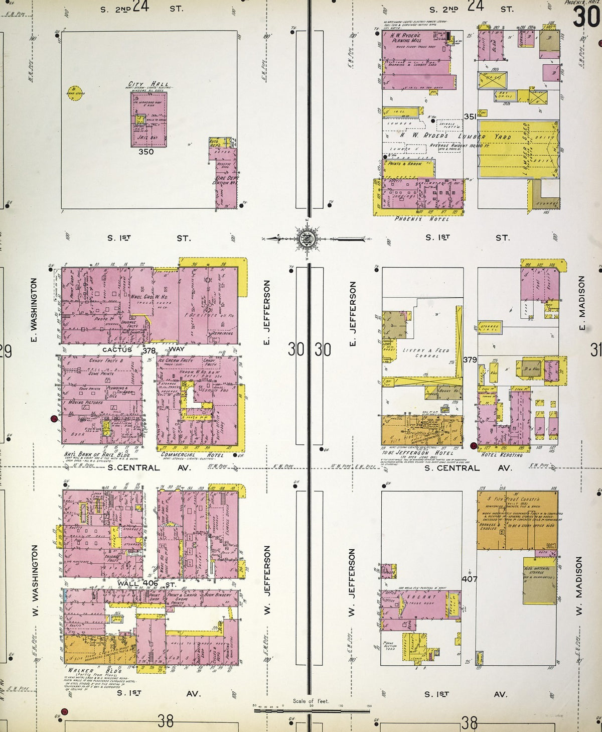 1915 Fire Insurance Maps and Atlas of Phoenix, Arizona