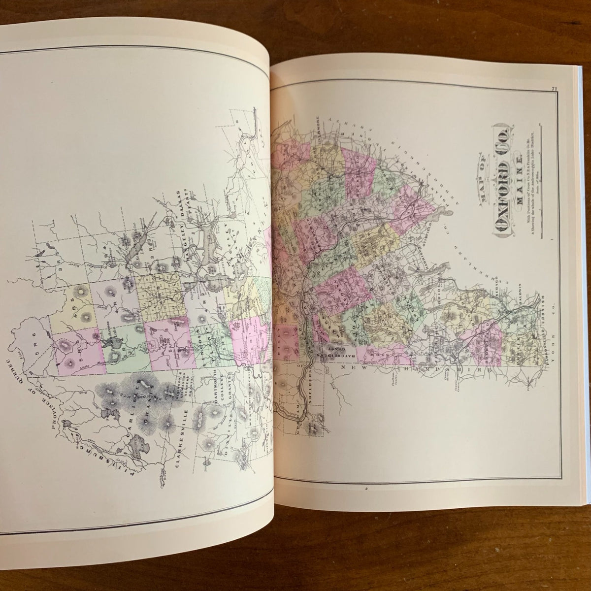 1885 Atlas of the State of Maine