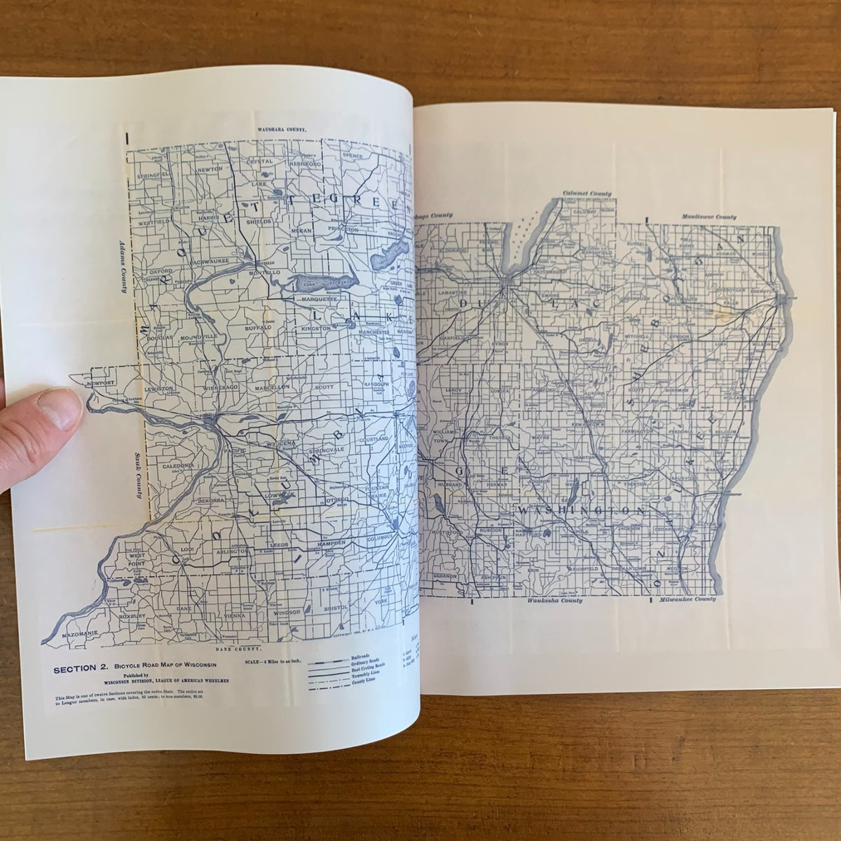 1897 Bicycle Road Maps and Atlas of Wisconsin