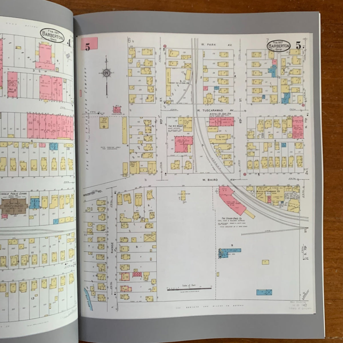 1927 Sanborn Fire Insurance Maps of Barberton, Ohio