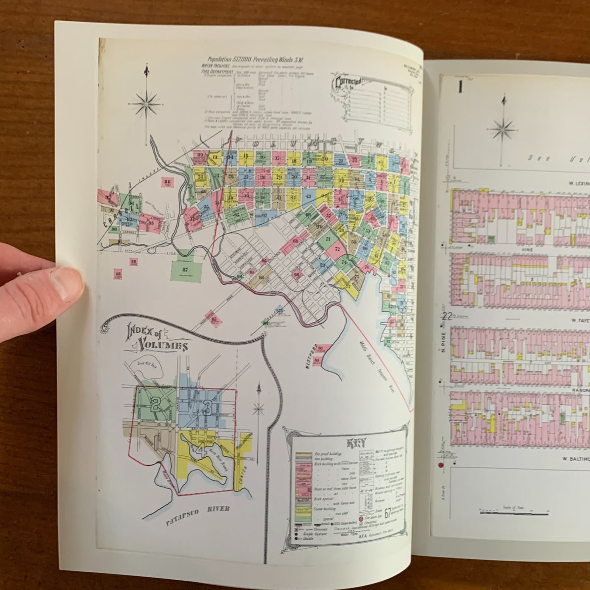 1901 Baltimore, Maryland Sanborn Fire Insurance Maps and Atlas, Volume One