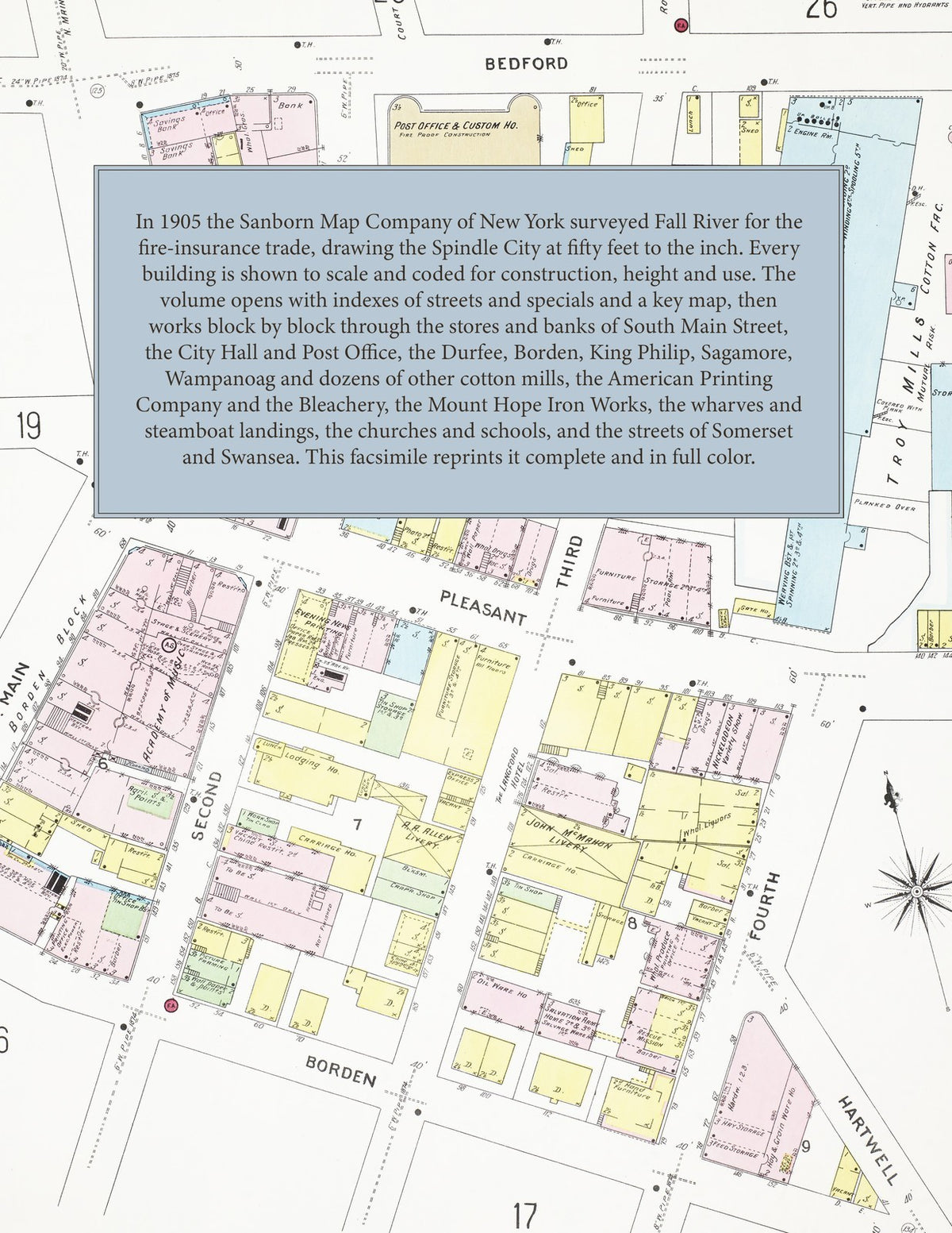 1905 Fire Insurance Maps and Atlas of Fall River, Massachusetts