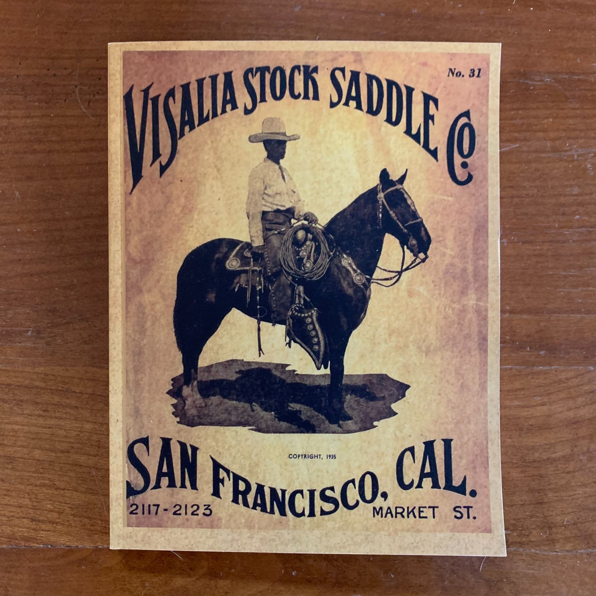 1935 Visalia Stock Saddle Company Catalog, No. 31