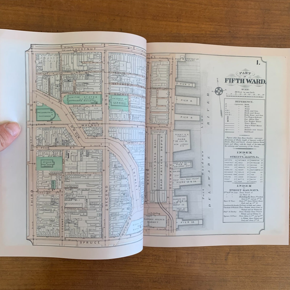1874 Atlas of Philadelphia, Volume 1: 5th, 7th and 8th Wards