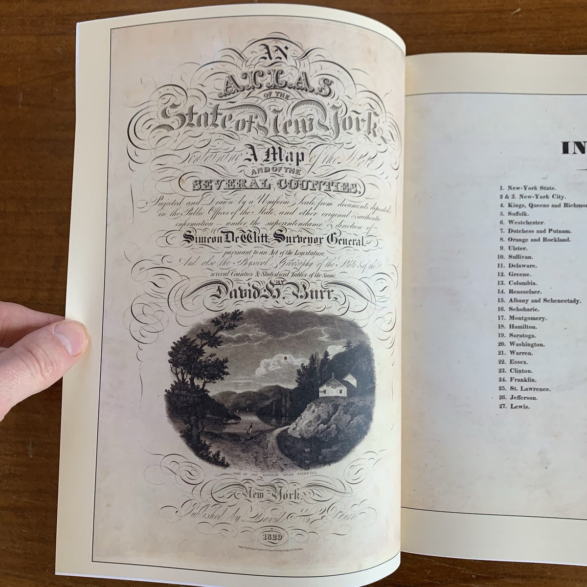1832 Burr's Atlas of the State of New York — David H. Burr