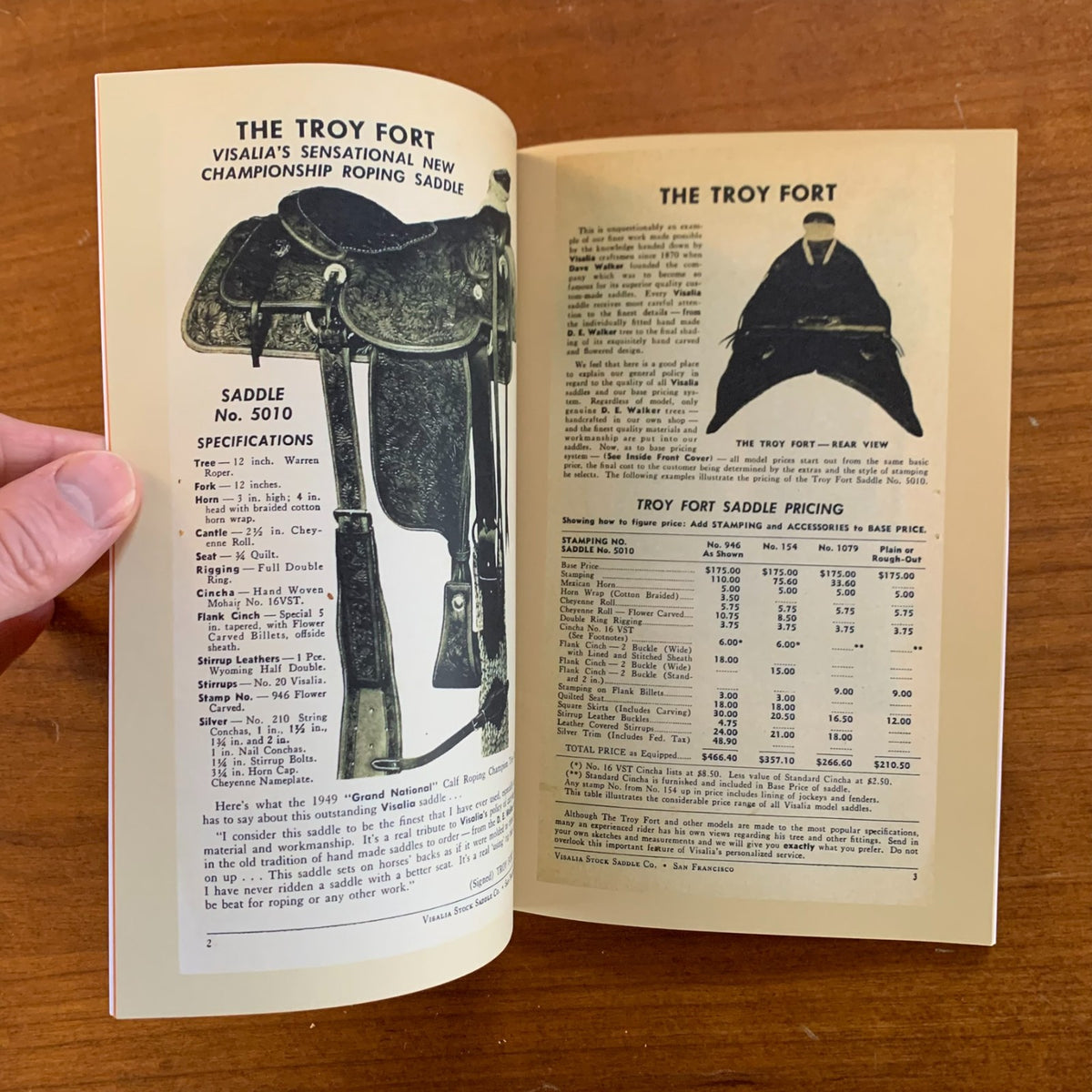 Visalia Stock Saddle Company, San Francisco. Catalog, No. 34