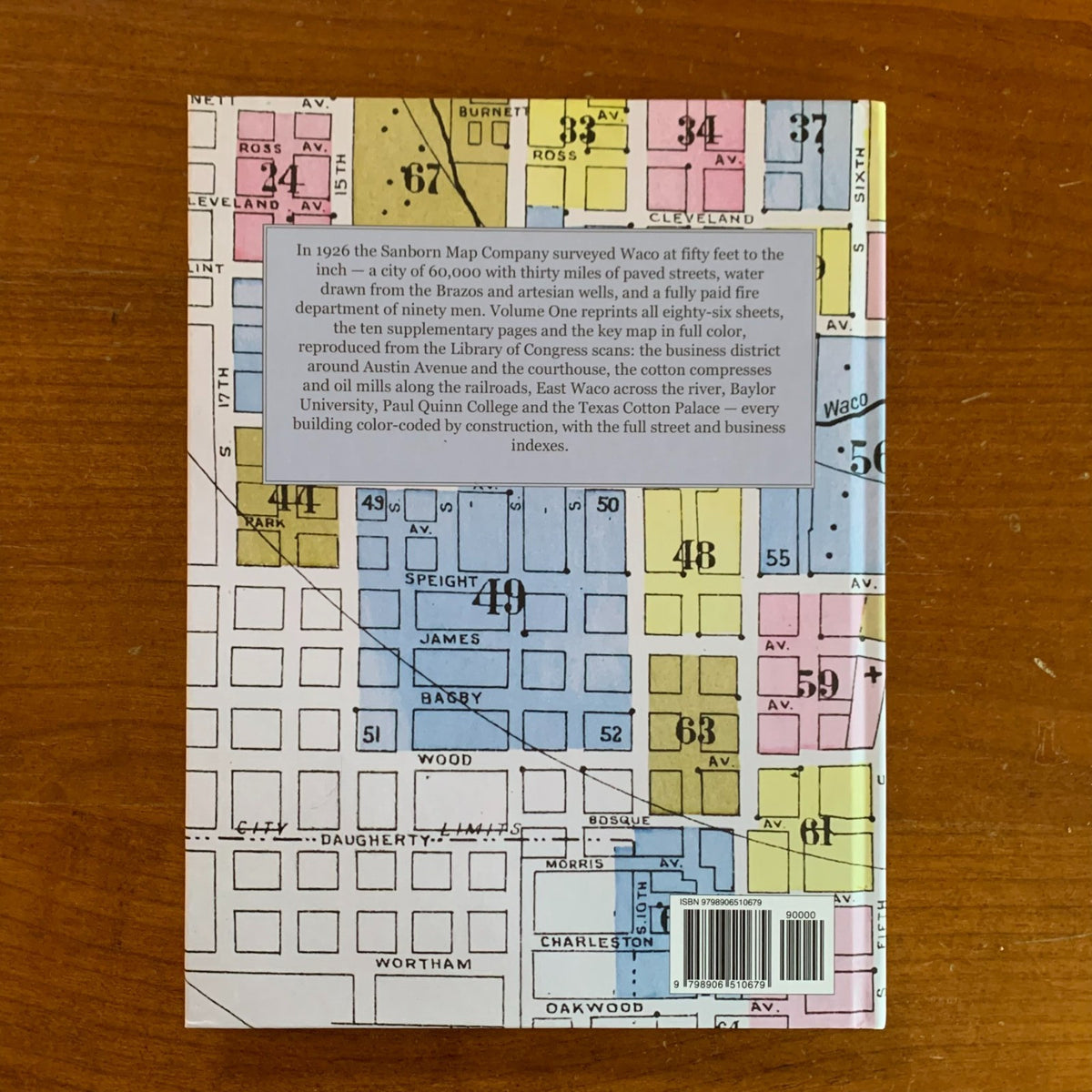 1926 Waco, Texas Sanborn Fire Insurance Maps and Atlas, Volume One