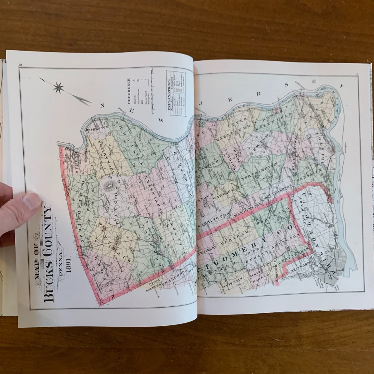 1891 Atlas of Bucks County, Pennsylvania