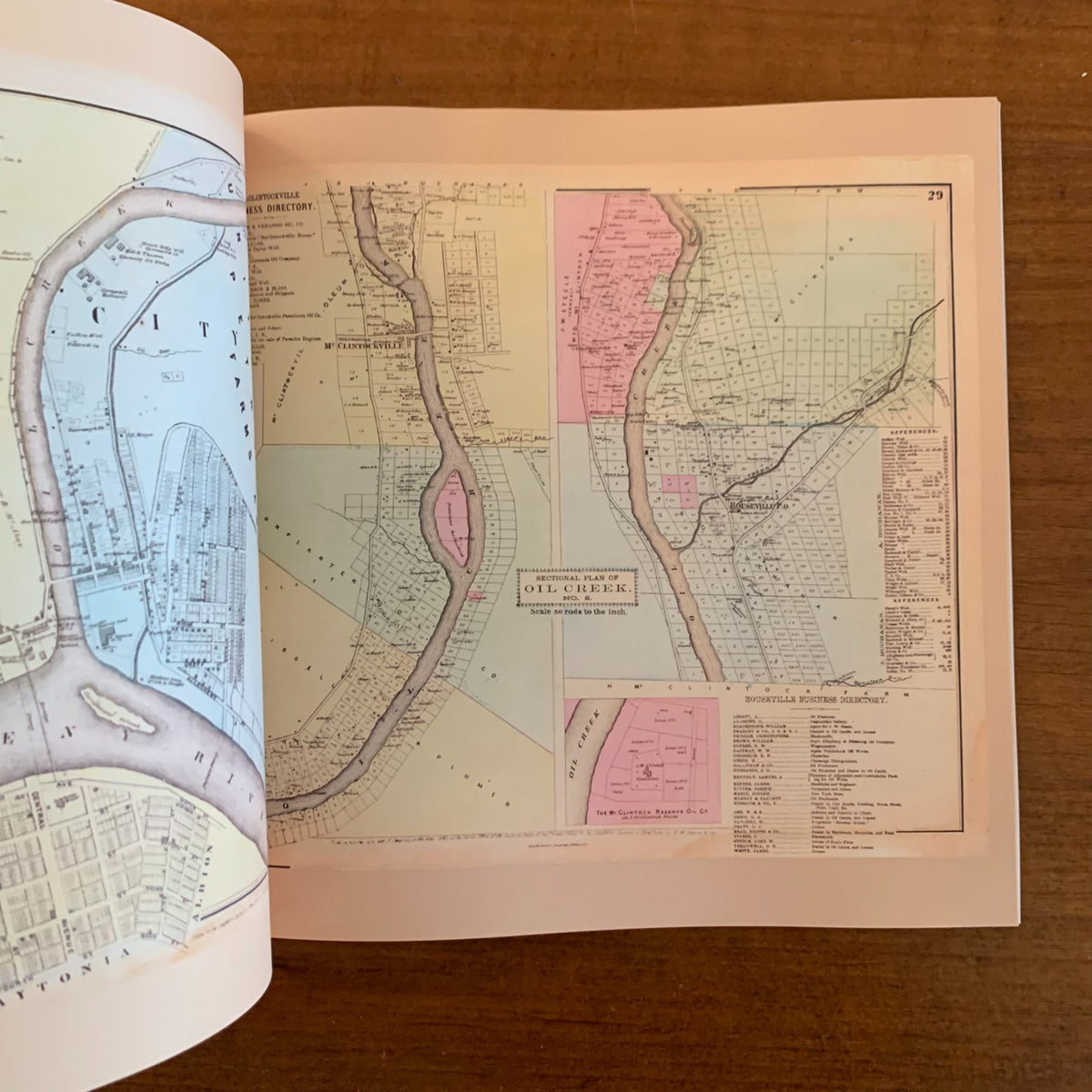 1865 Atlas of the Oil Regions of Pennsylvania