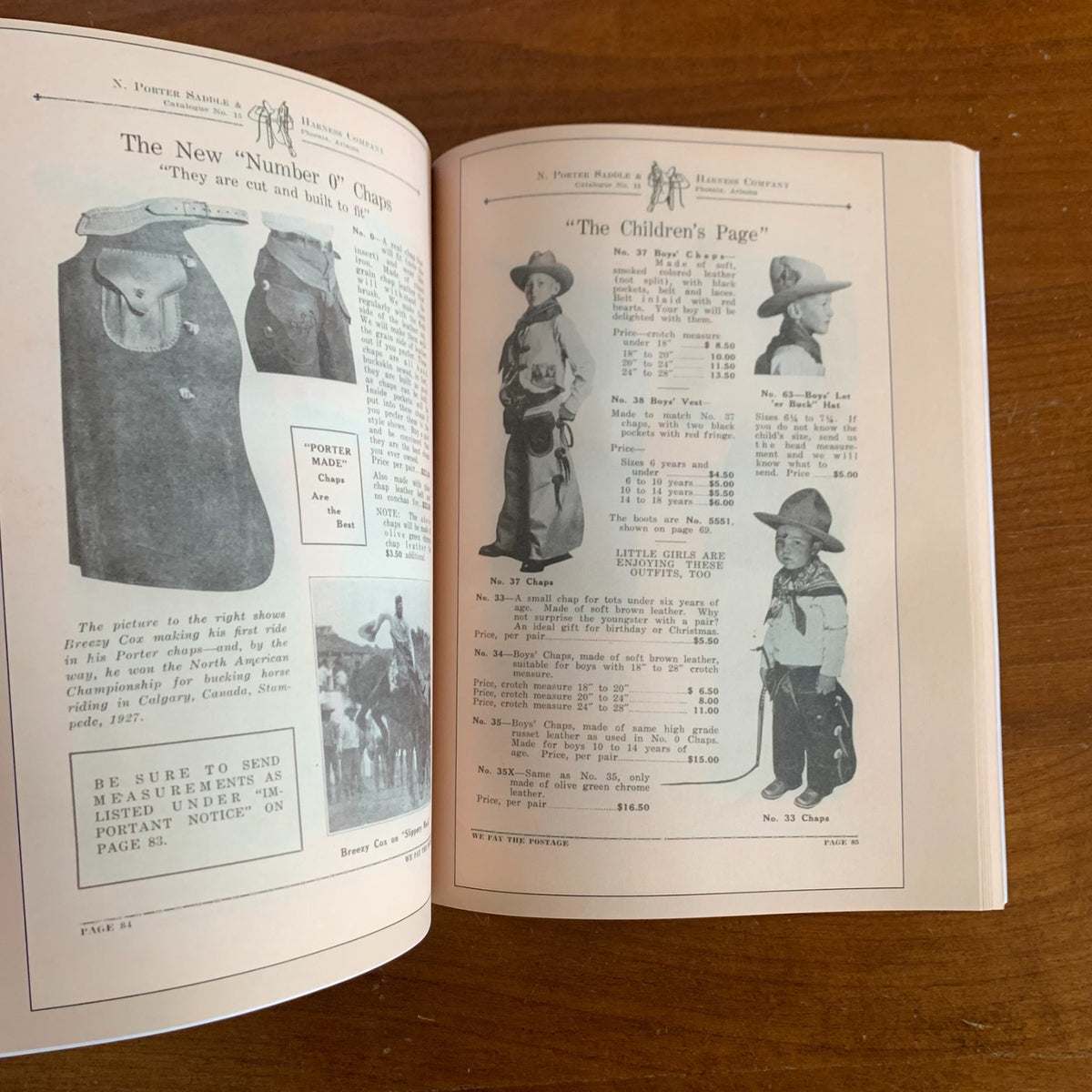1928 N. Porter Saddle & Harness Company Catalog No. 15