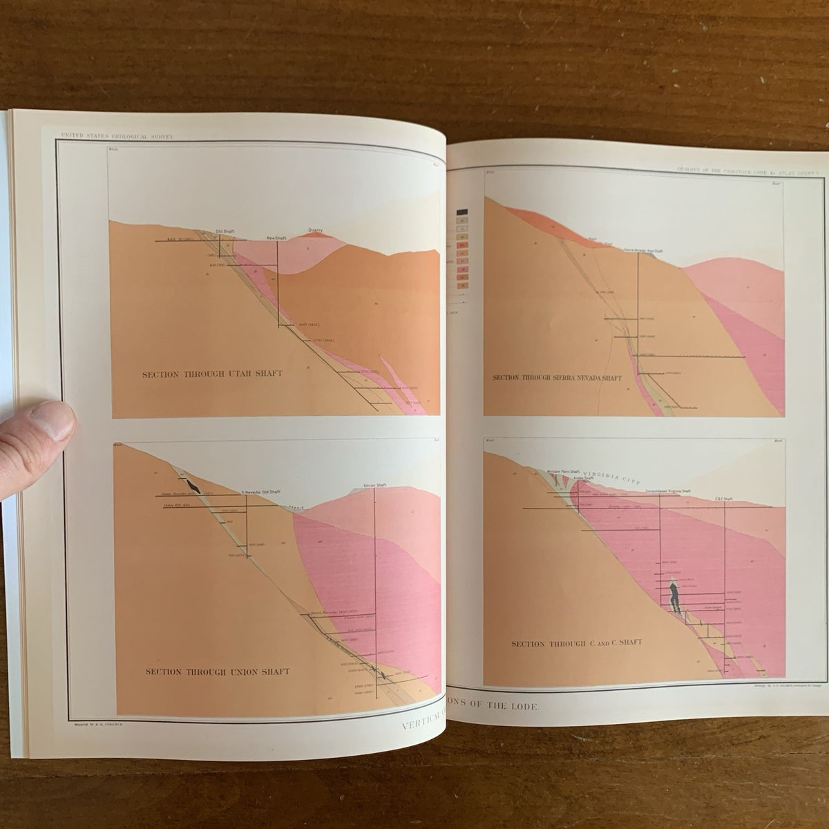 1882 Comstock Lode & Washoe District Atlas, Nevada