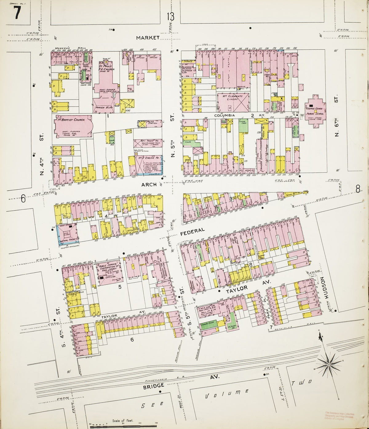 1906 Fire Insurance Maps and Atlas of Camden, New Jersey, Volume 1