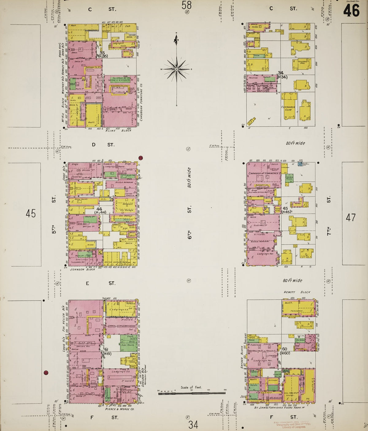 1906 Fire Insurance Maps and Atlas of San Diego, California