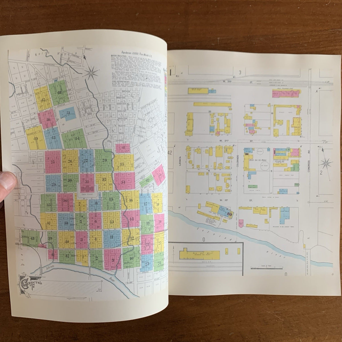 1900 Fire Insurance Atlas and Maps of Austin, Texas