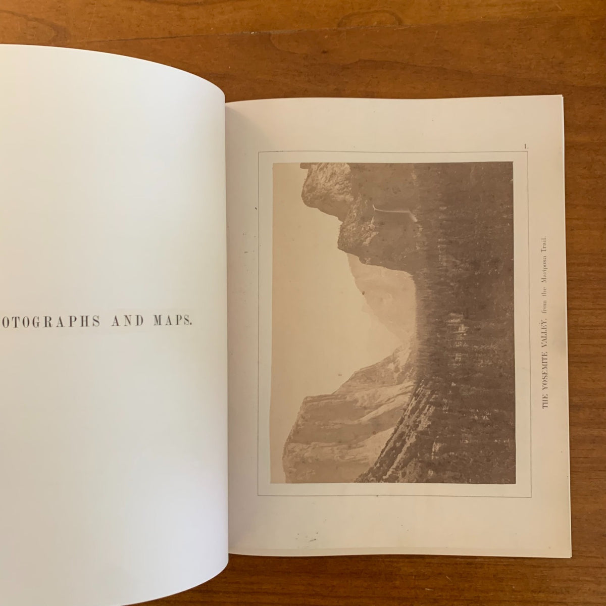 1868 The Yosemite Book: Photographs and Maps — Josiah Dwight Whitney