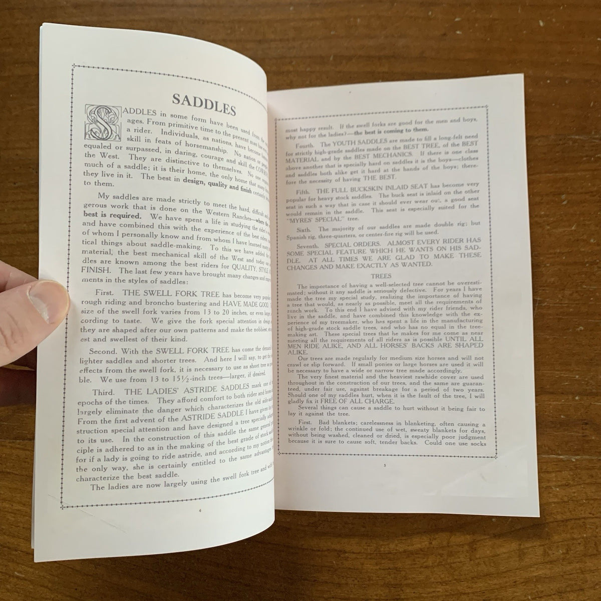 S. D. Myres Saddle Company Catalog, 1916