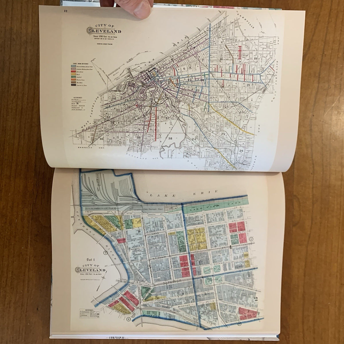 1892 Atlas of Cuyahoga County and the City of Cleveland Ohio
