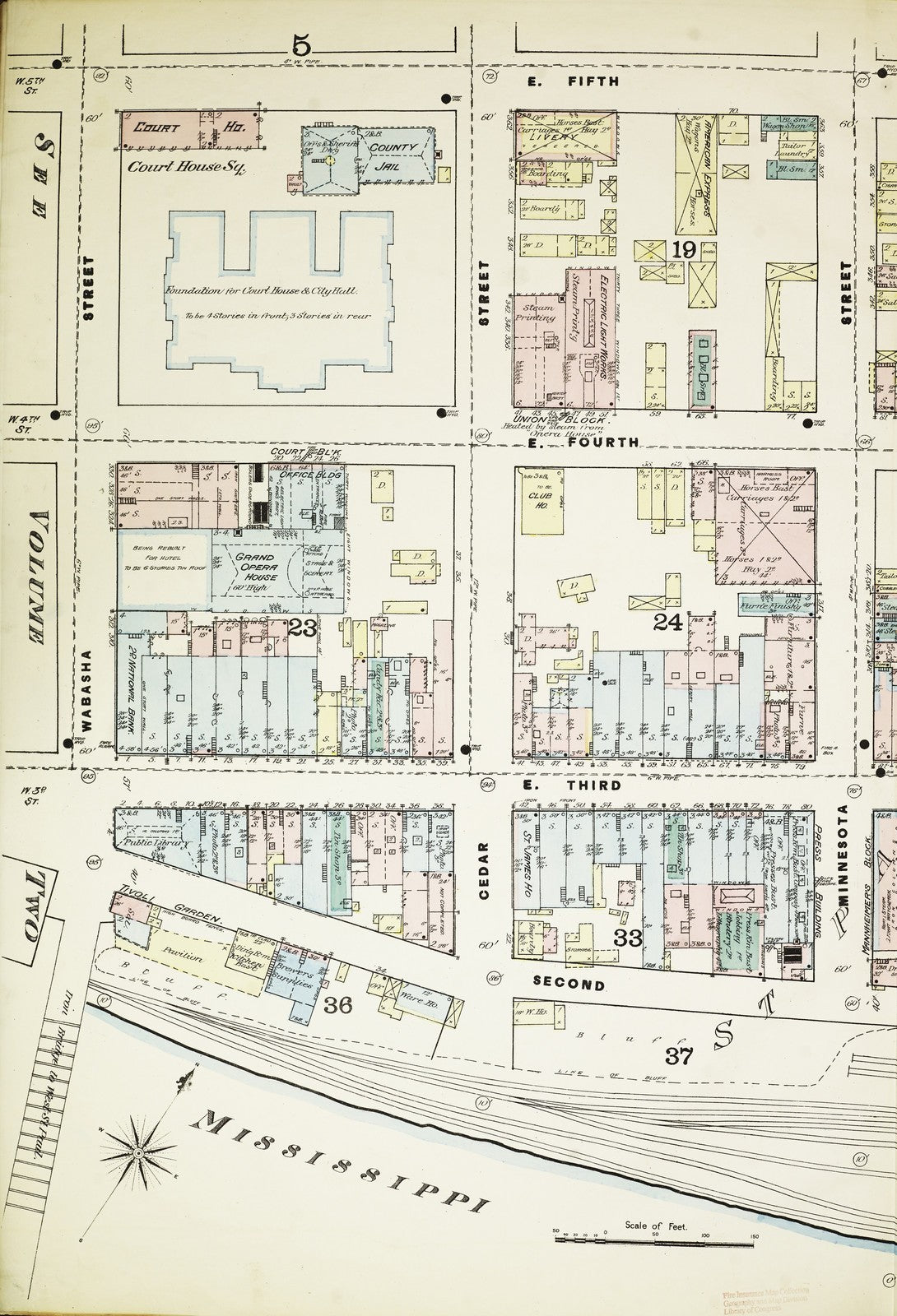 1885 Fire Insurance Maps and Atlas of Saint Paul, Minnesota, Volume 1