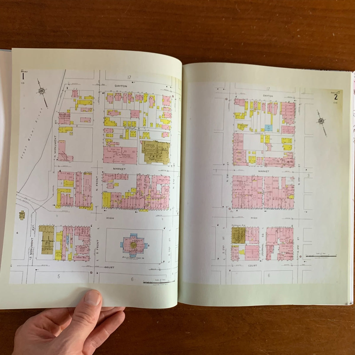 1927 Hamilton, Ohio Sanborn Fire Insurance Maps and Atlas
