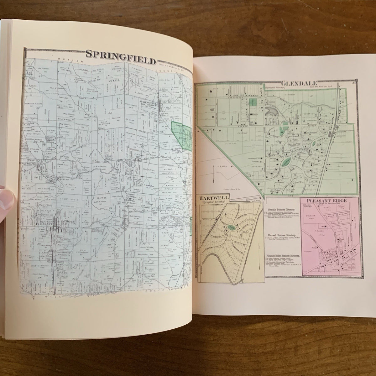 1869 Atlas of Hamilton County, Ohio (Cincinnati)
