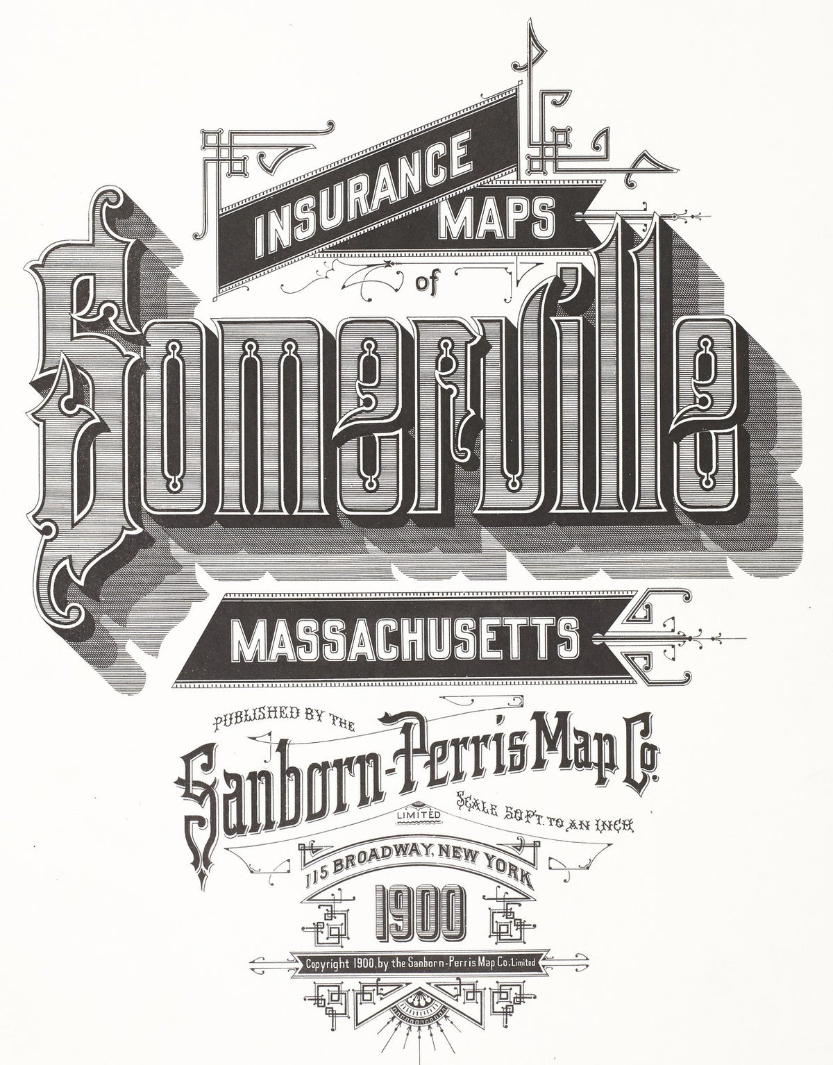 1900 Fire Insurance Maps and Atlas of Somerville, Massachusetts