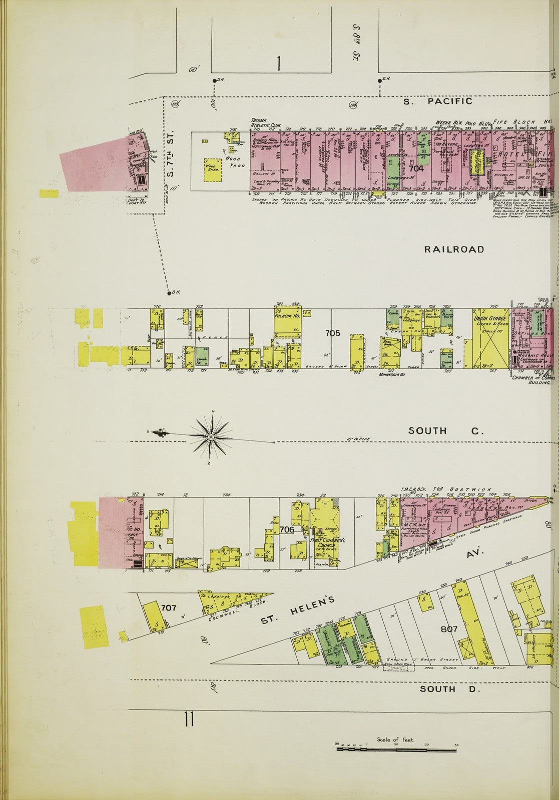 1896 Fire Insurance Maps and Atlas of Tacoma, Washington, Volume 1