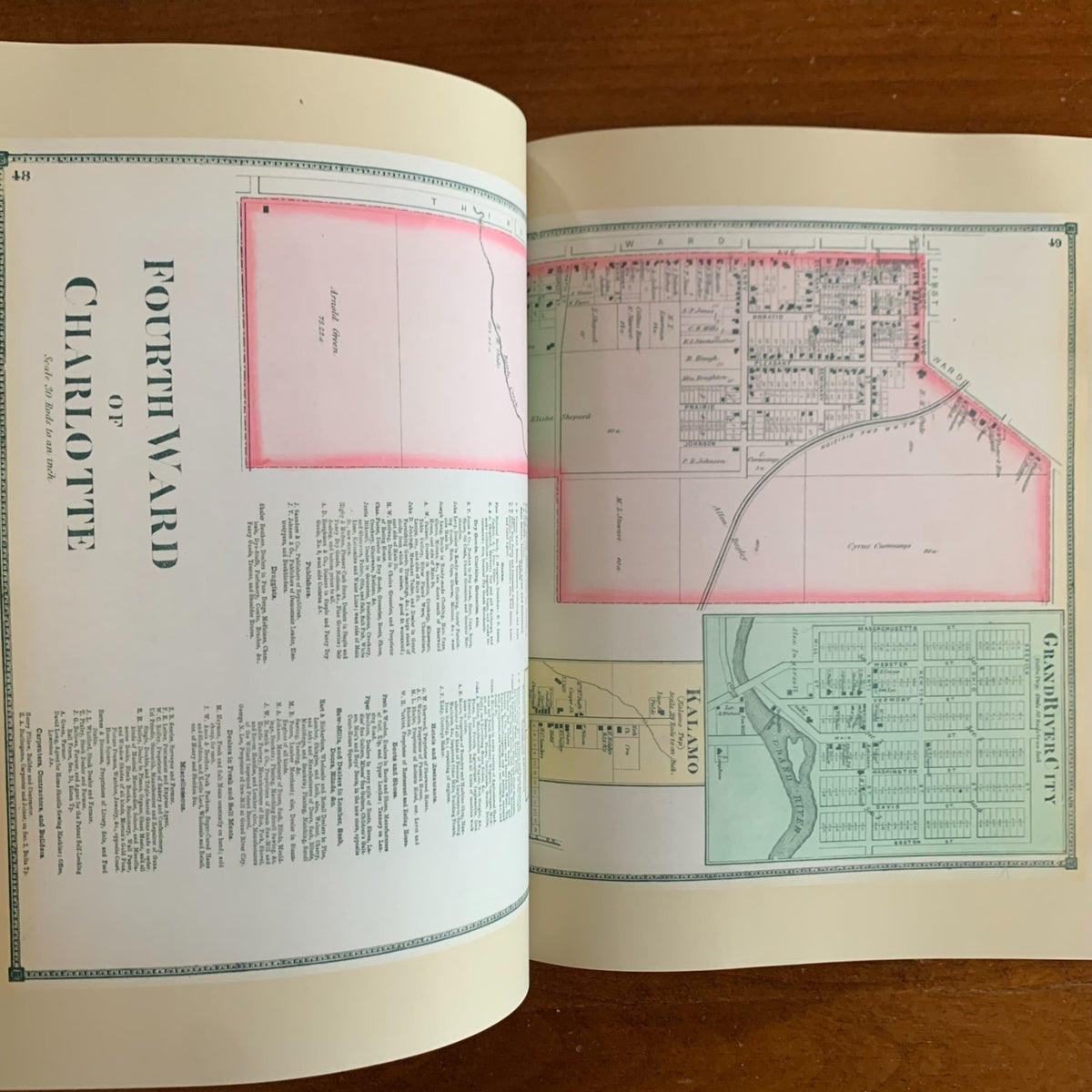 1873 Atlas of Eaton County, Michigan