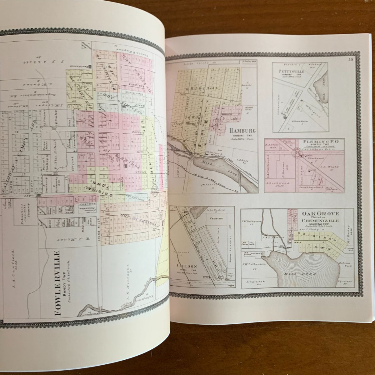 1895 Standard Atlas and Plat Book of Livingston County, Michigan