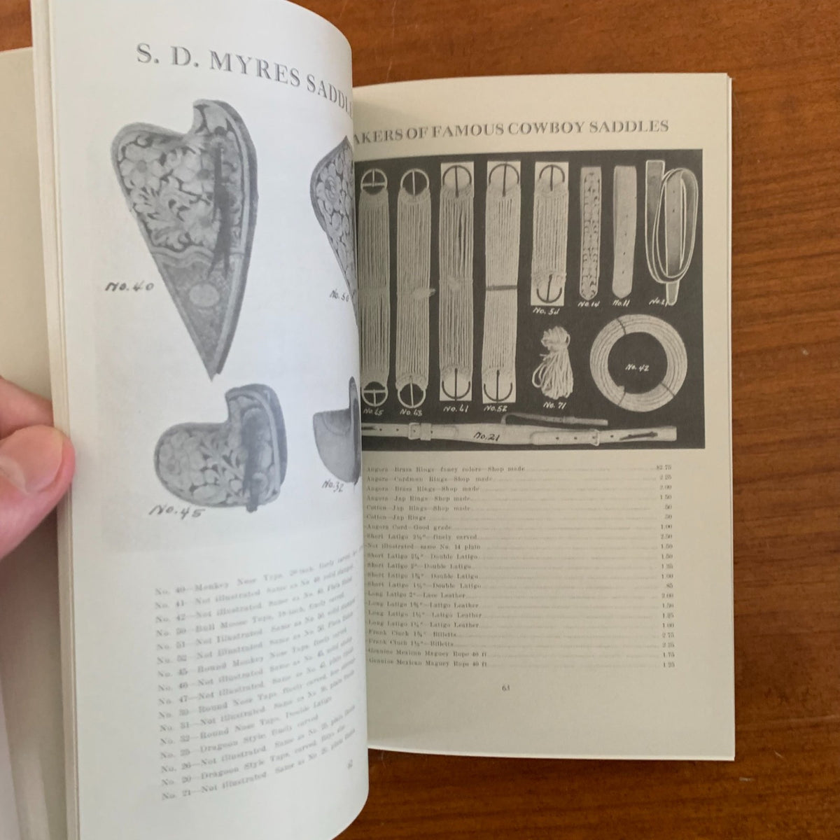 1938 S. D. Myres Saddle Company Catalog