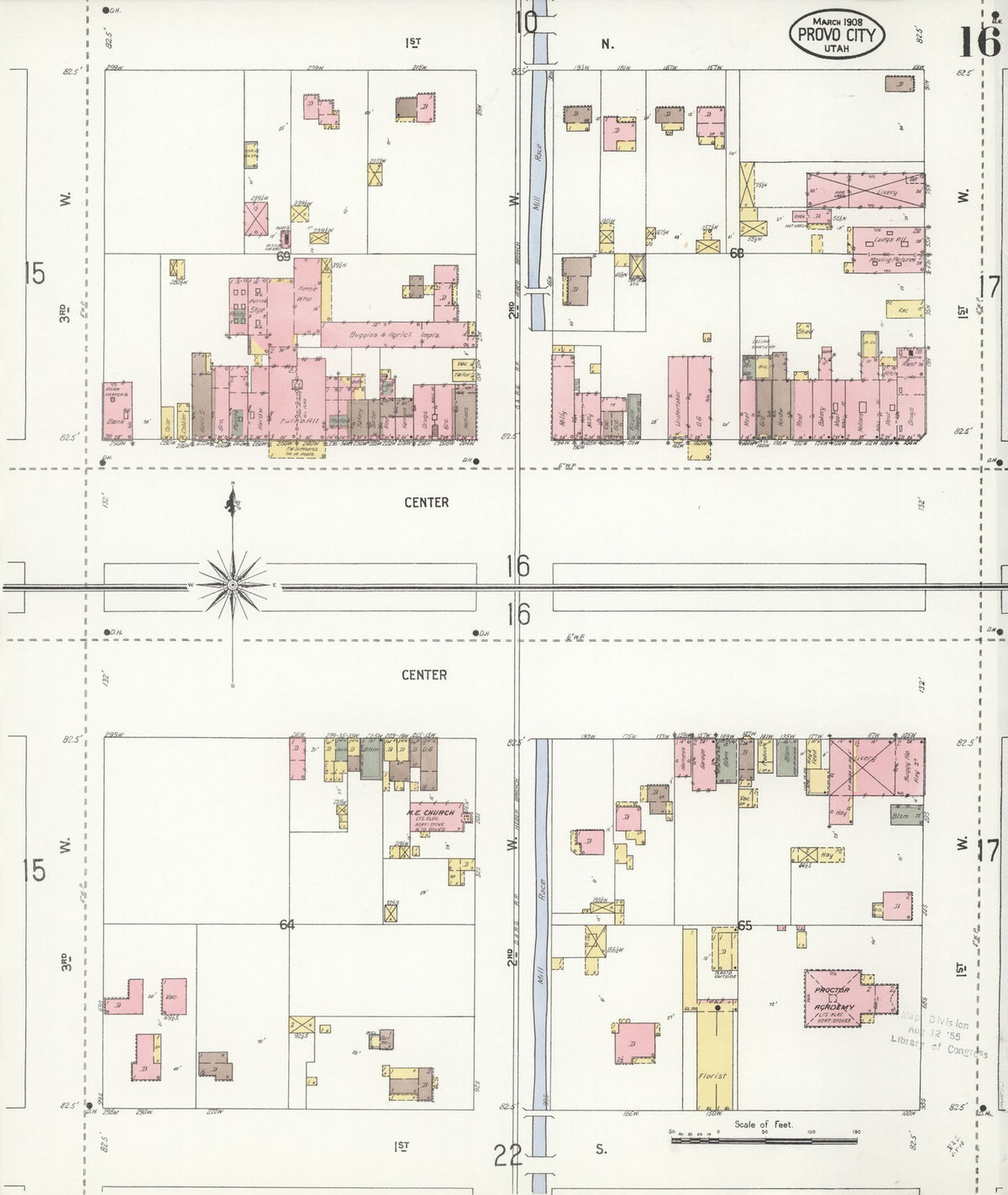 1908 Fire Insurance Maps and Atlas of Provo, Utah