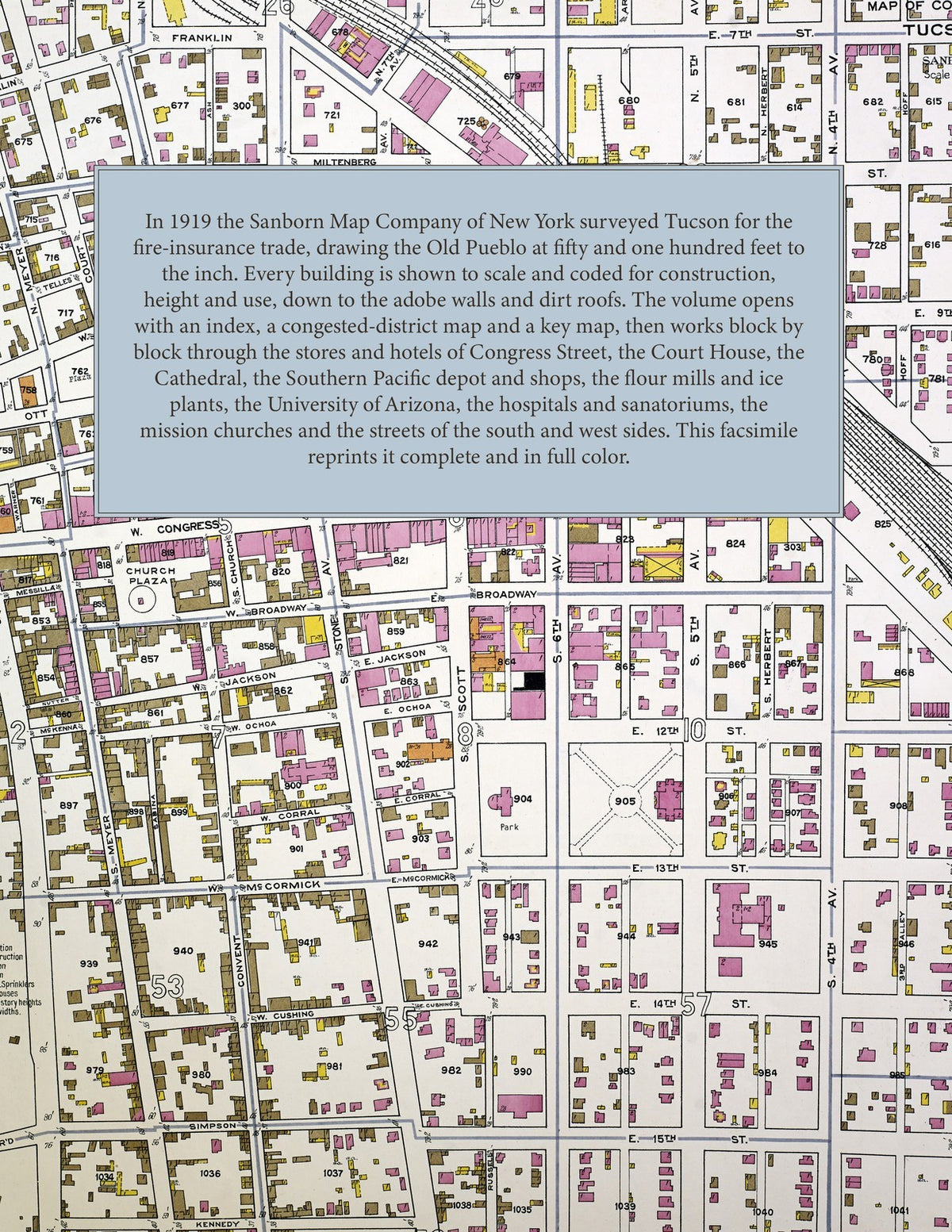 1919 Fire Insurance Maps and Atlas of Tucson, Arizona