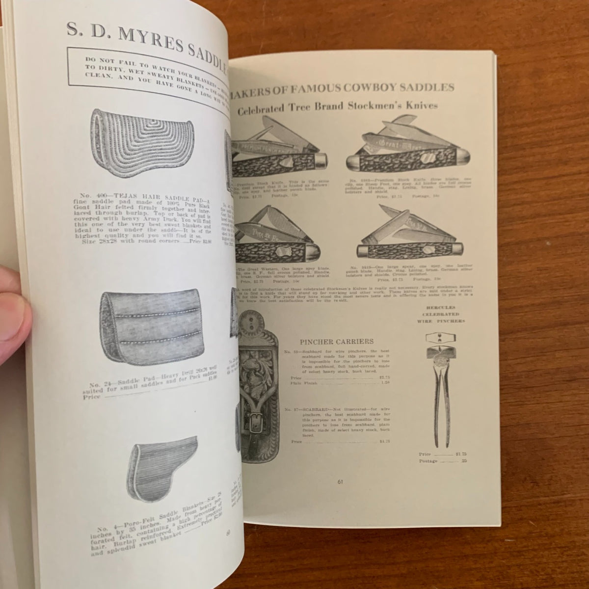 1938 S. D. Myres Saddle Company Catalog