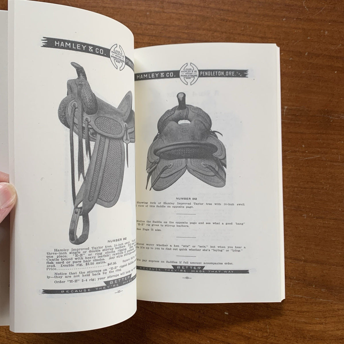 1915 Hamley Saddles Catalog No. 10