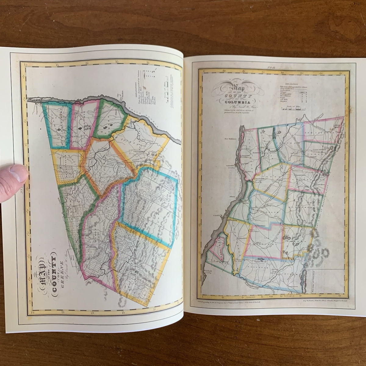 1832 Burr's Atlas of the State of New York — David H. Burr