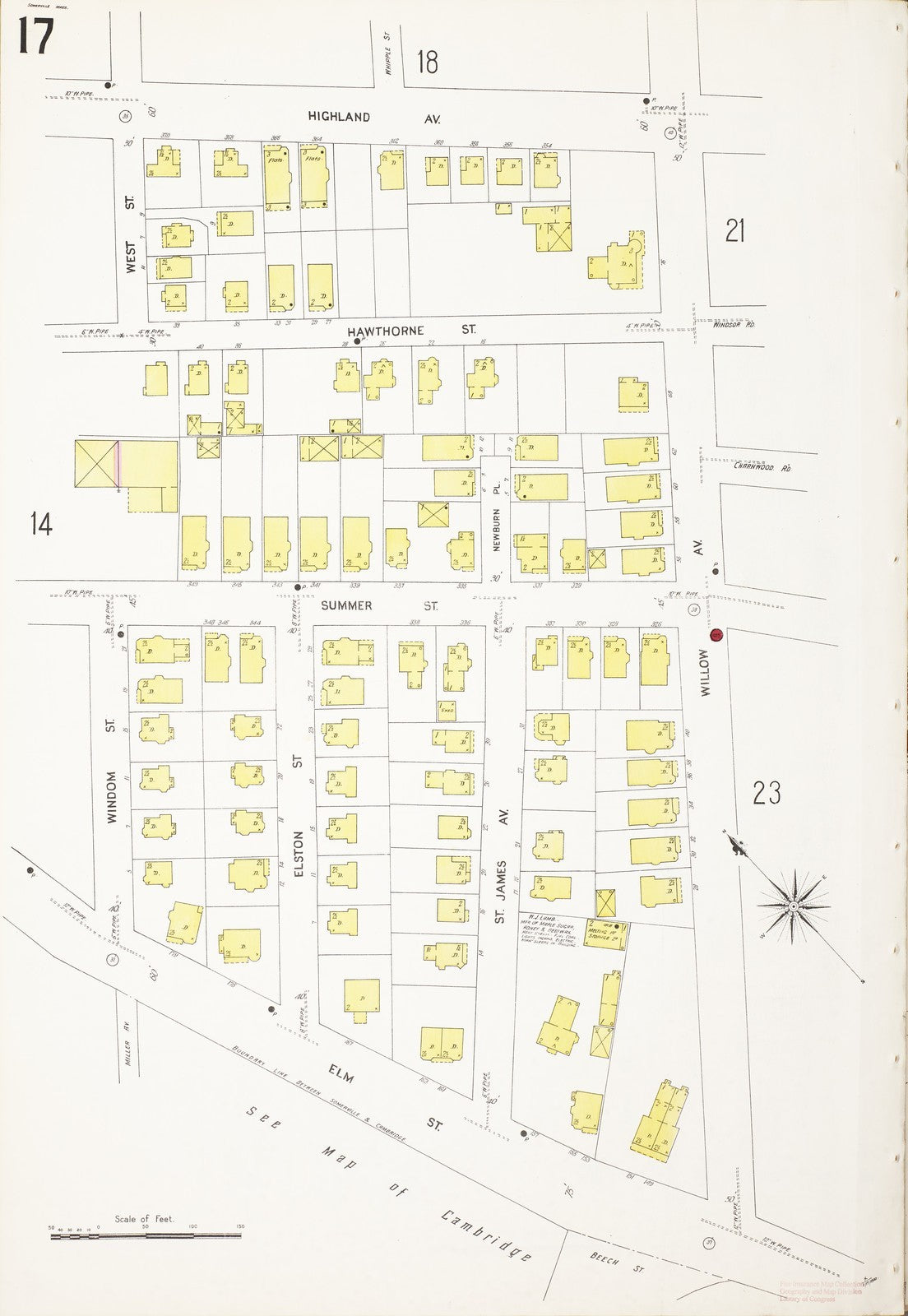 1900 Fire Insurance Maps and Atlas of Somerville, Massachusetts