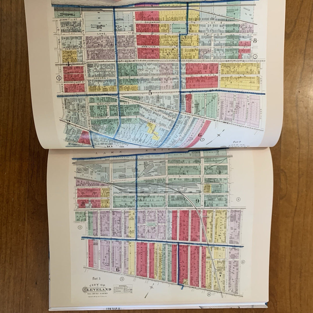 1892 Atlas of Cuyahoga County and the City of Cleveland Ohio