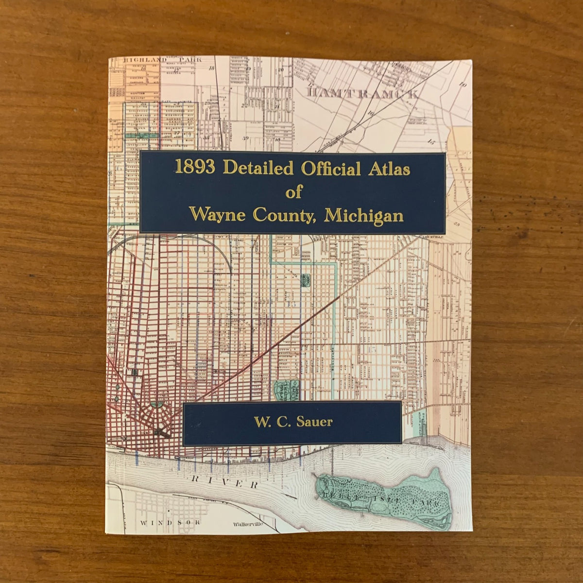 1893 Detailed Official Atlas of Wayne County, Michigan