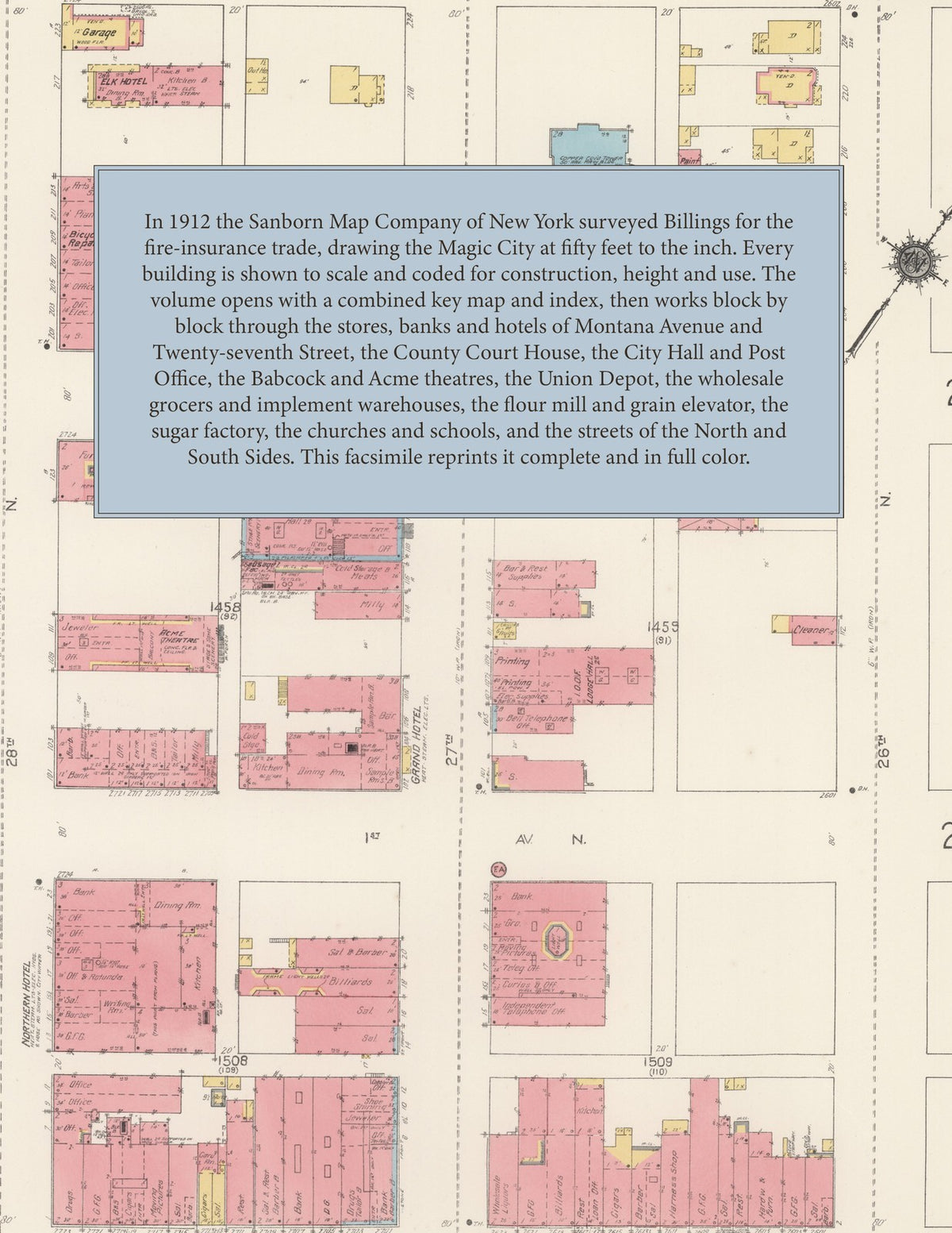 1912 Fire Insurance Maps and Atlas of Billings, Montana