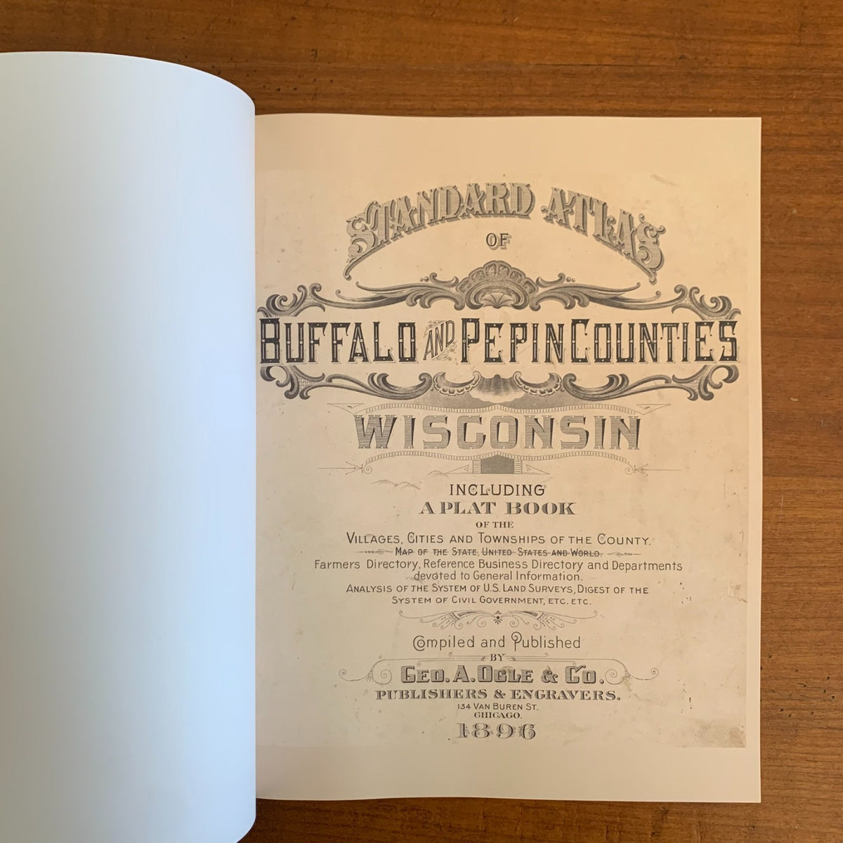1896 Standard Atlas of Buffalo and Pepin Counties, Wisconsin