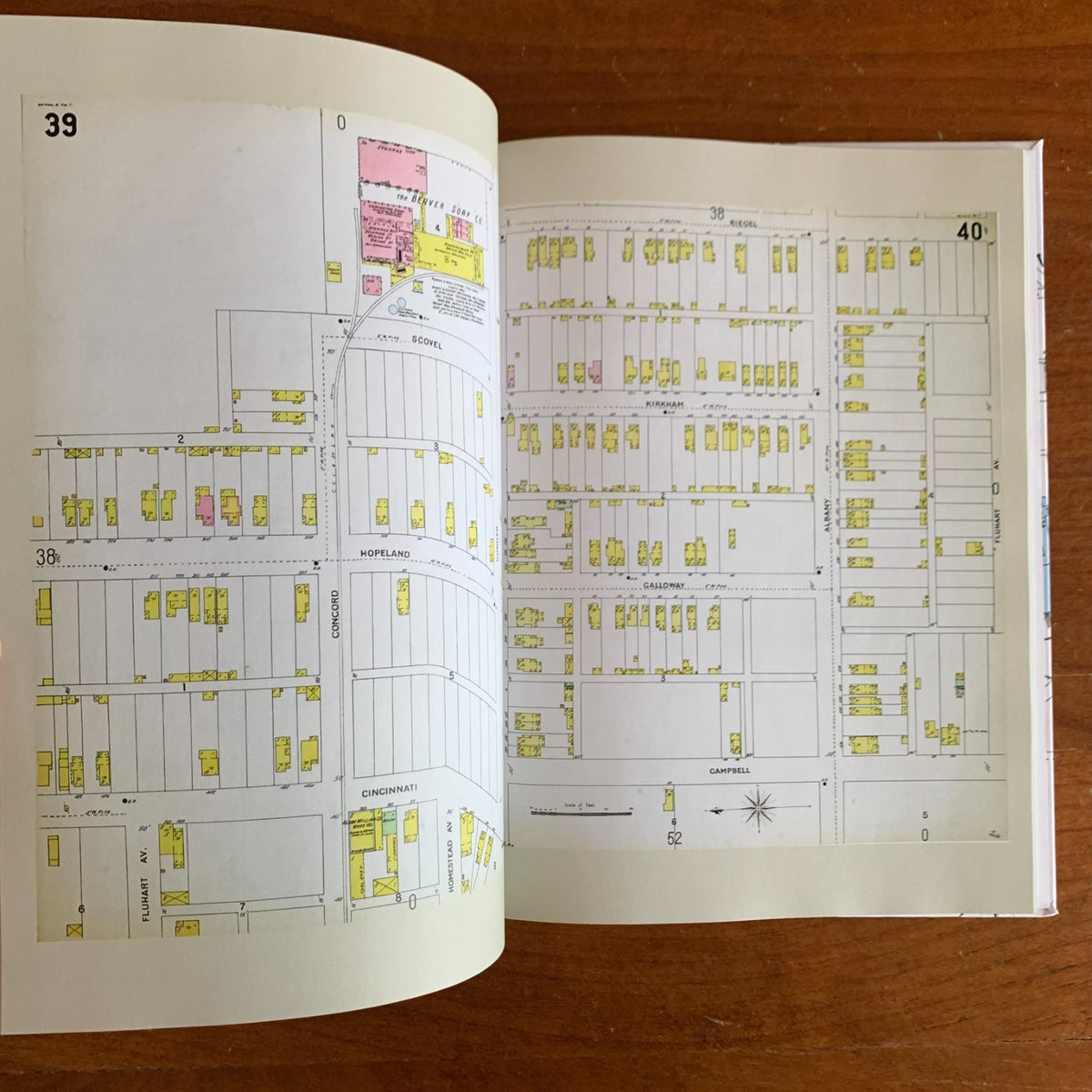 1897 Dayton, Ohio Sanborn Fire Insurance Maps and Atlas, Volume One