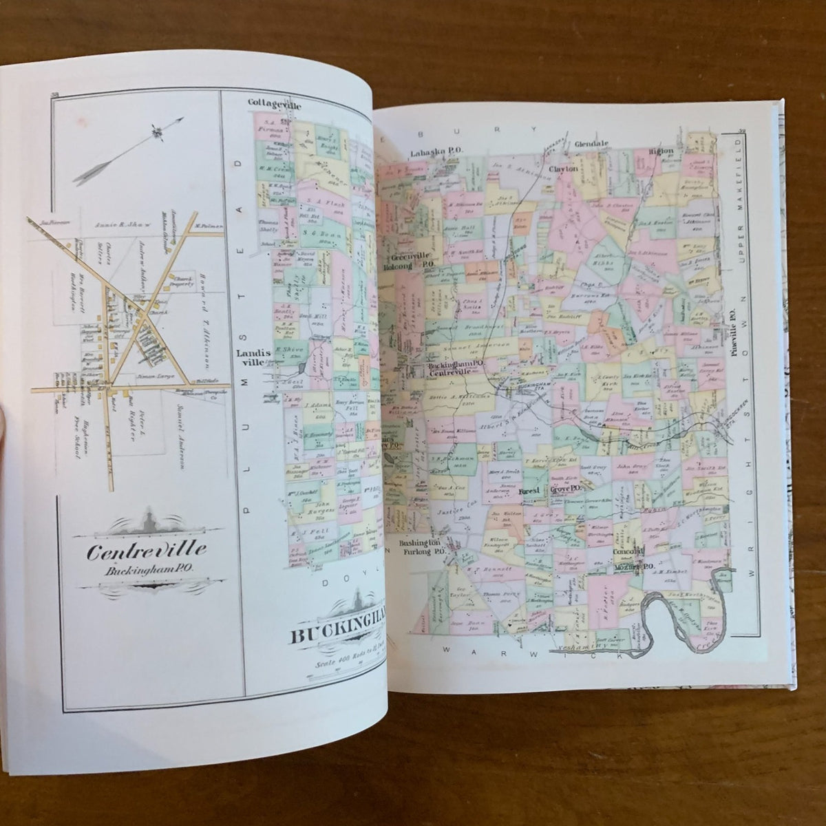 1891 Atlas of Bucks County, Pennsylvania