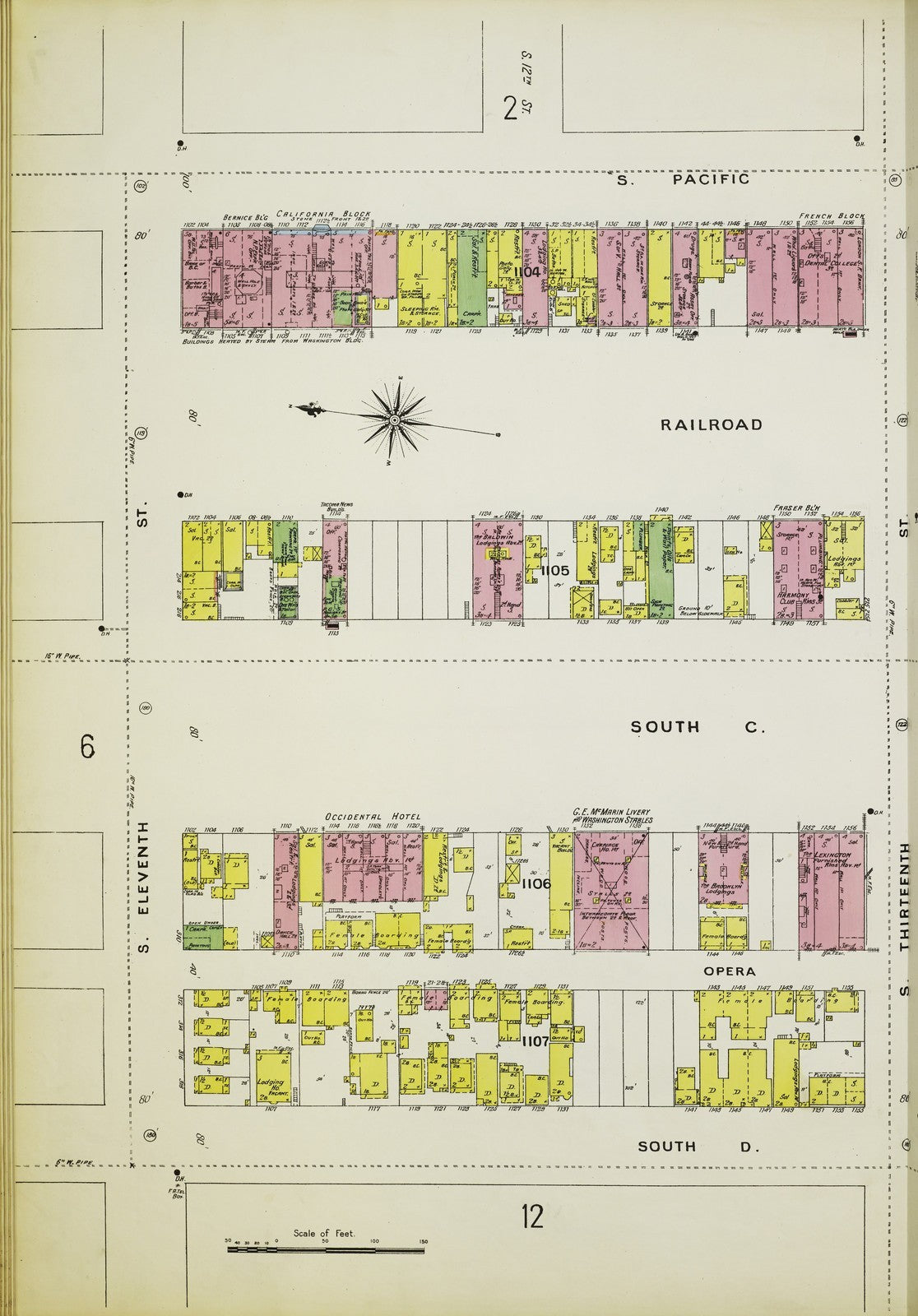 1896 Fire Insurance Maps and Atlas of Tacoma, Washington, Volume 1