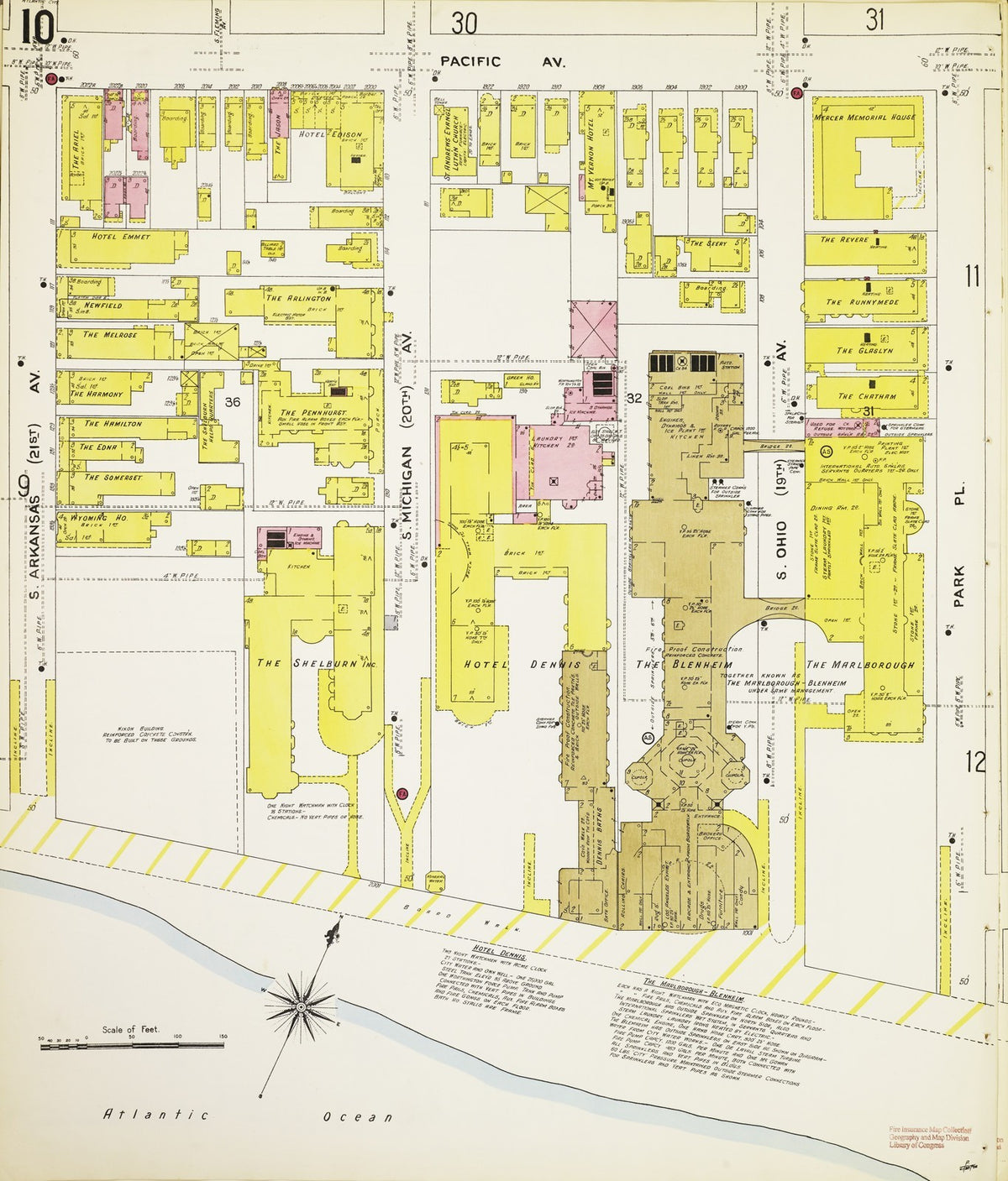 1906 Fire Insurance Maps and Atlas of Atlantic City, New Jersey