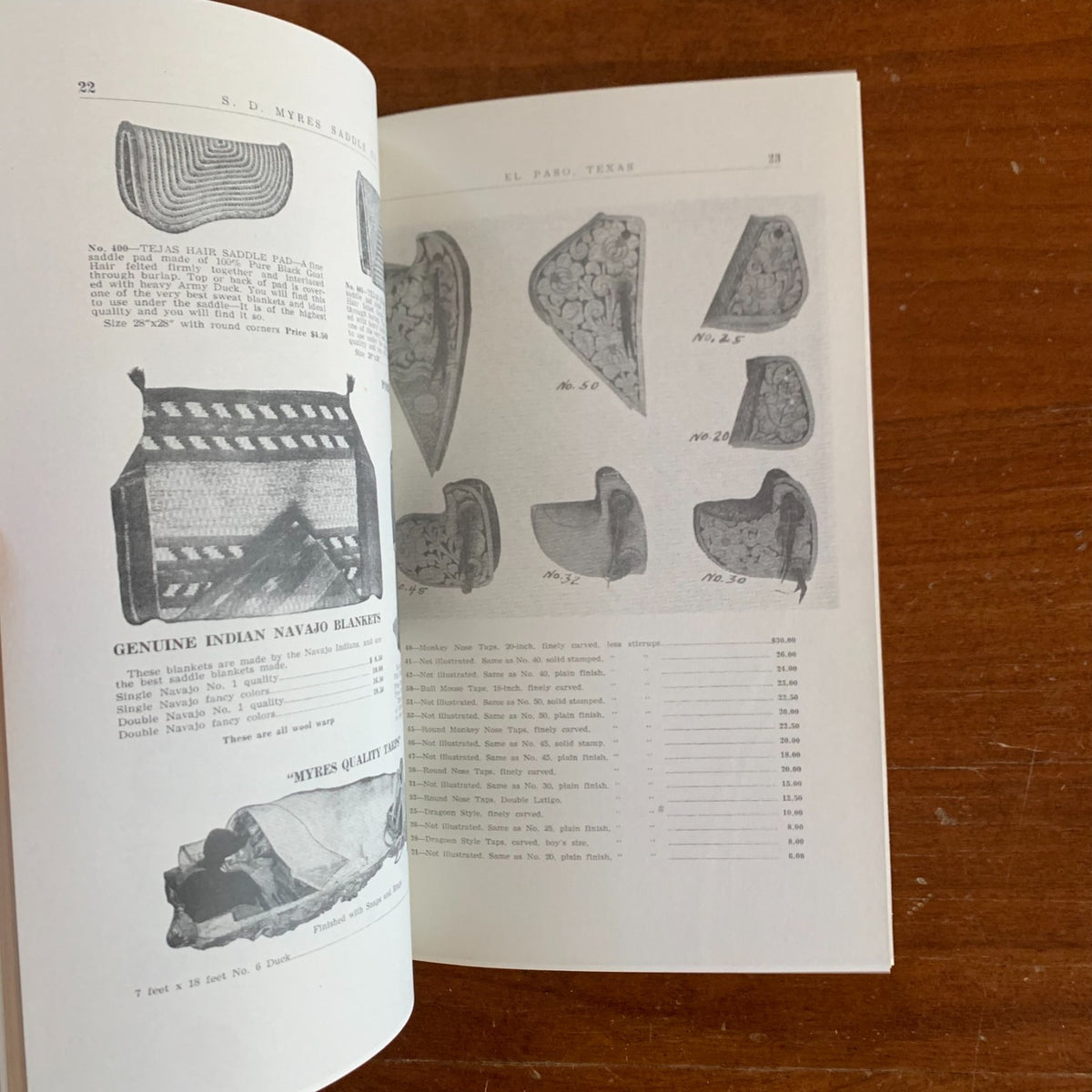 S. D. Myres Saddle Company Catalog: Riders Supplies (1947)